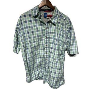George Strait for Wrangler Multicolor Plaid Shirt Size XL